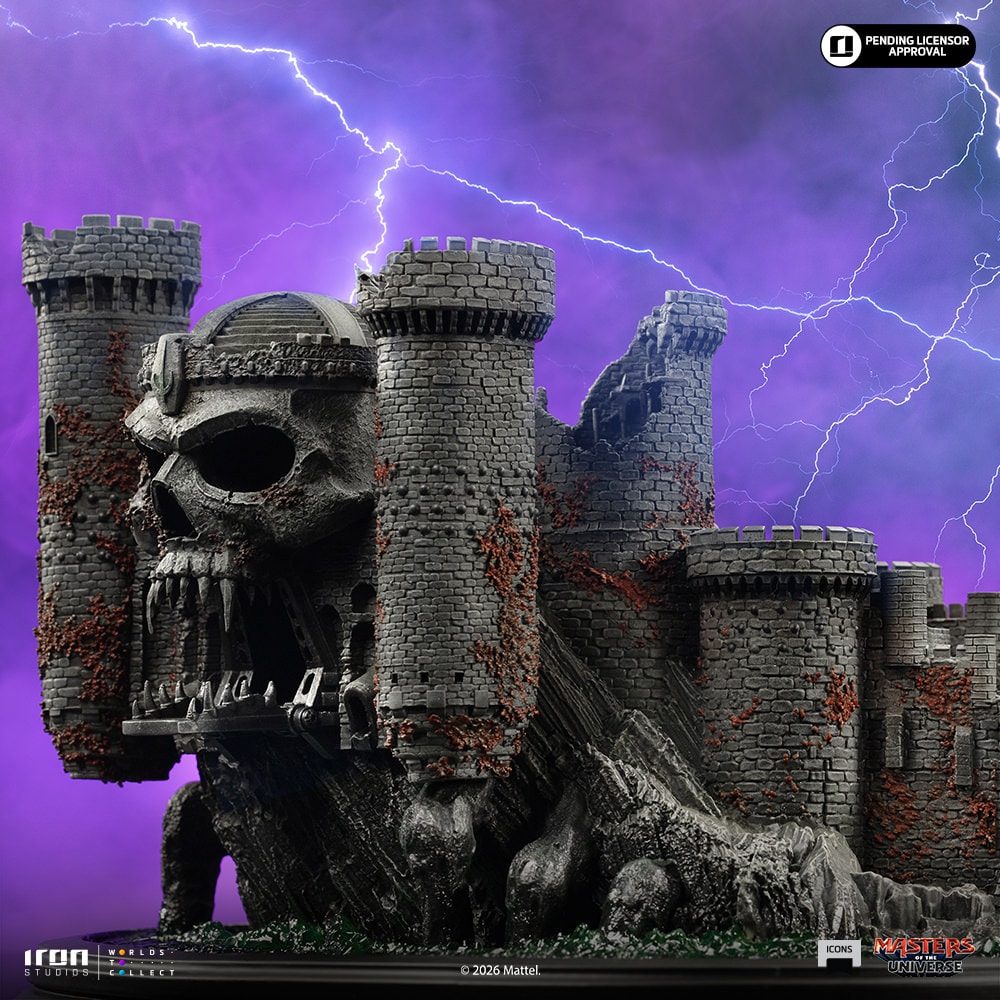 Pre-Order Iron Studios Masters of the Universe Castle Grayskull Statue